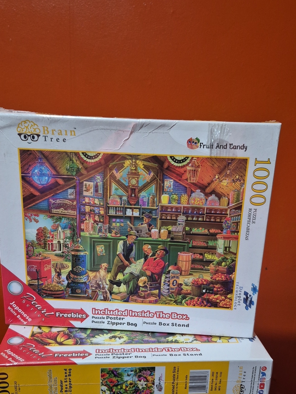 1000-Piece Jigsaw Puzzle - Fruit and Candy (White)